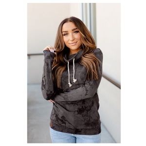 Ampersand Avenue Cowlneck Sweatshirt Charcoal